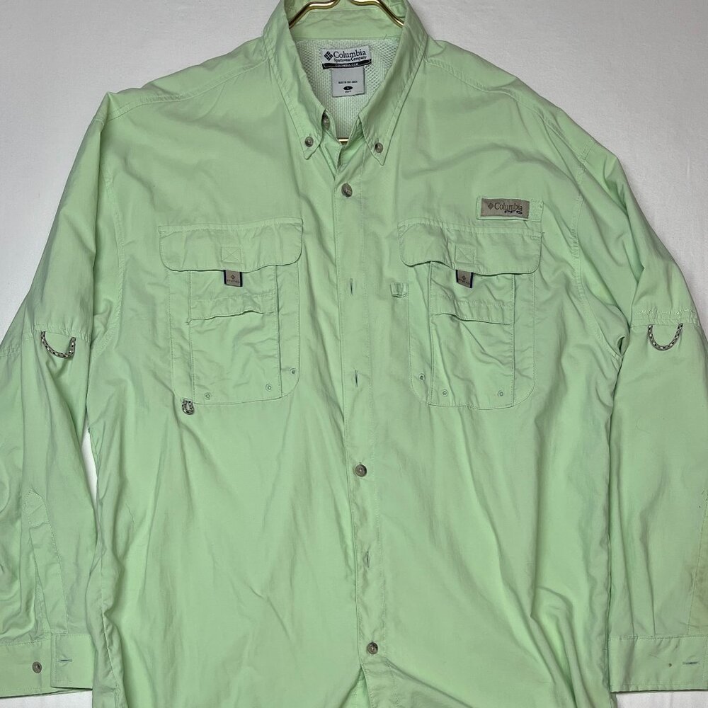 Men's Columbia Large PFG Long Sleeve Fishing Shirt